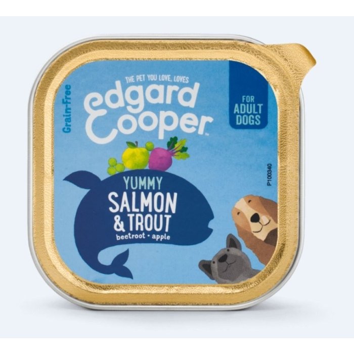 SORT.VÄLJAS / Edgard Cooper koerakonserv lõhe ja forelliga / 150g