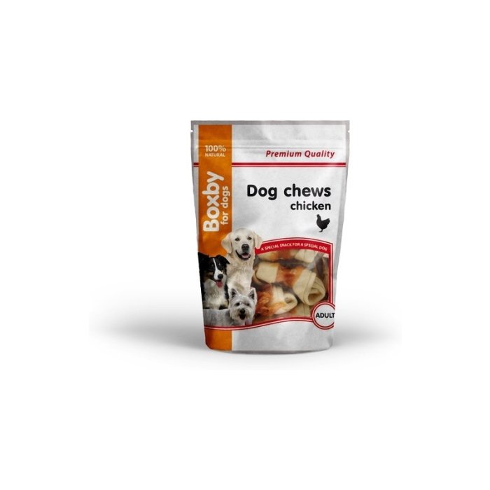 Boxby koera maius Chew Sticks kana/veis / 80g