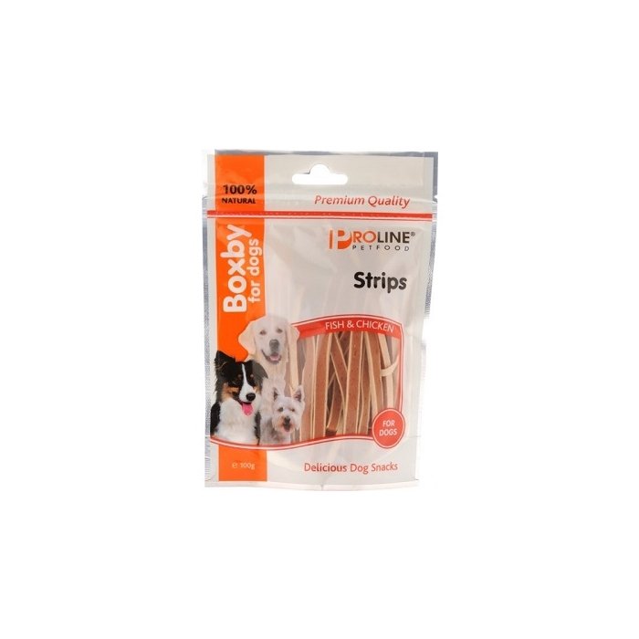 Boxby koera maius Strips kana / 100g