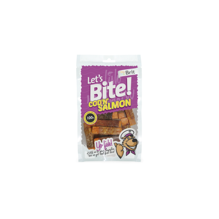 Brit Care Lets Bite Cod´N´Salmon / 80g