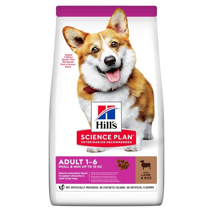 Hill's Science Plan koeratoit lamba & riisiga väikest kasvu koerale / 1,5kg