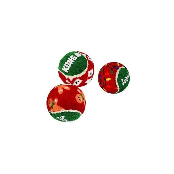 Kong koera mänguasi / Holiday Squeakair pallid / S / 6tk