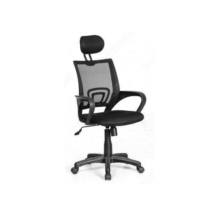 Kontoritool Jumbo võrgust seljatoega / tume grafiithall / max 150kg