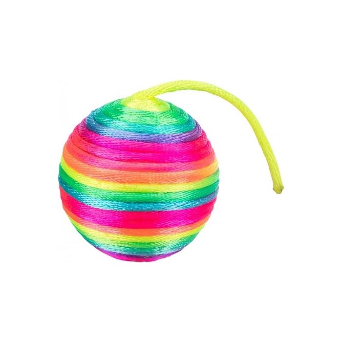 Mänguasi kassidele / kõristiga pall / kangas / ø 4cm