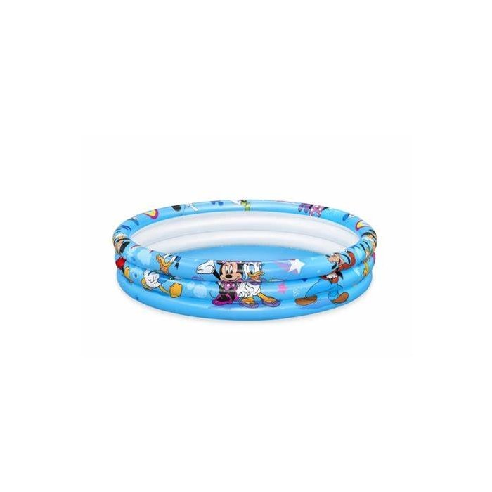 Bassein T/P 3-ringi Mickey&Friends 122x25cm karbis