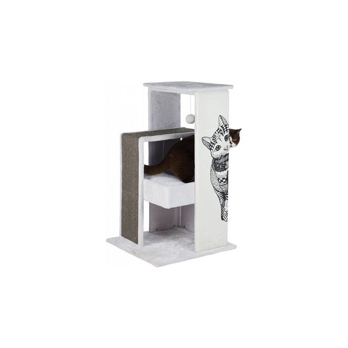 Kraapimispost Maria / 101cm  valge / hall