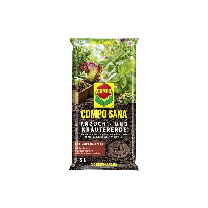 Külvi - ja maitsetaimemuld Compo / 5l