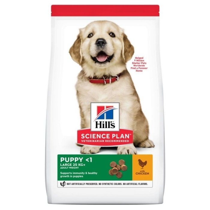 Hill's Science Plan koeratoit kanaga suurt kasvu kutsikale / 14,5kg