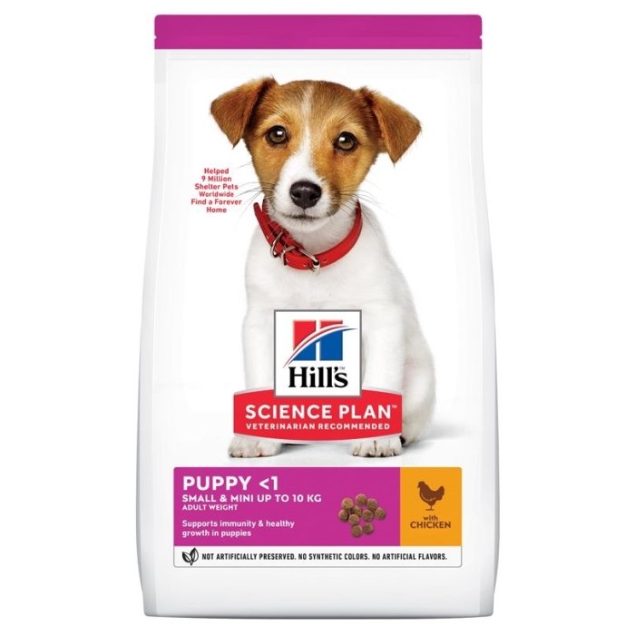 Hill's Science Plan koeratoit kanaga väikest kasvu kutsikale / 1,5kg