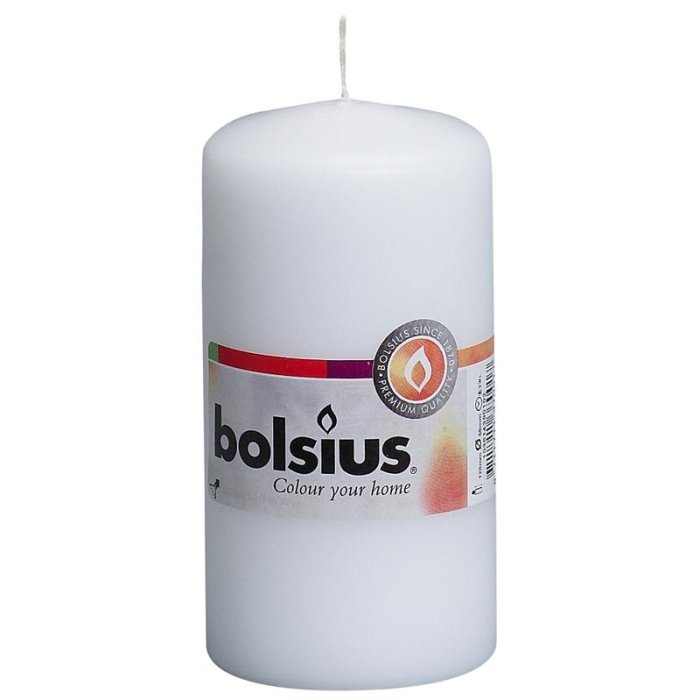 Küünal Bolsius 60x120 / 33h / silinder / valge 