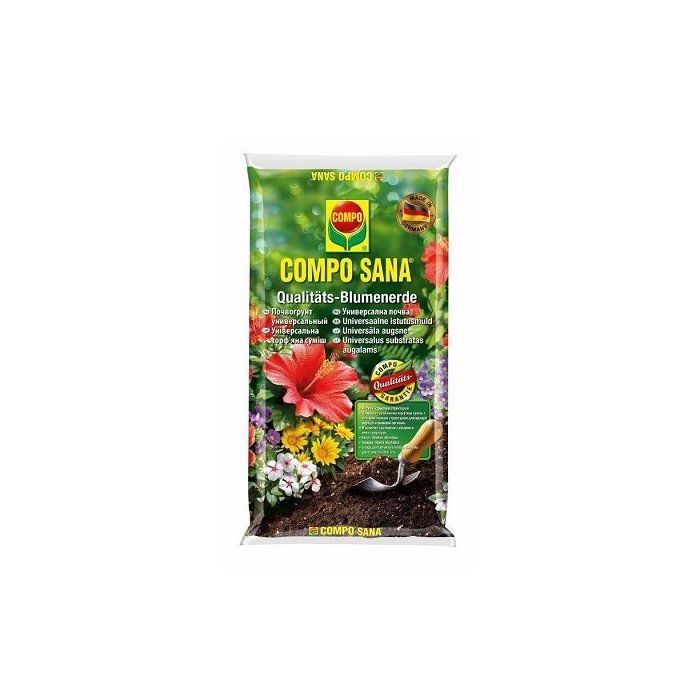 Compo Bio lillemuld rõdu- ja toataimedele / 5l