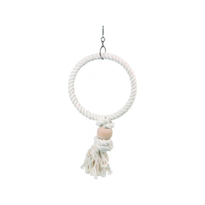 FLAMINGO lindudele mänguasi  Cage Hanger Rope Ring / 24X5X40CM