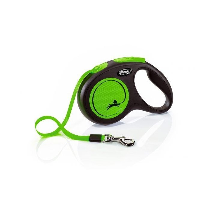 Flexi jalutusrihm  New Neon tape M / roheline / 5m 