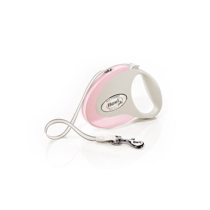 Flexi jalutusrihm Style tape M / roosa / 5m