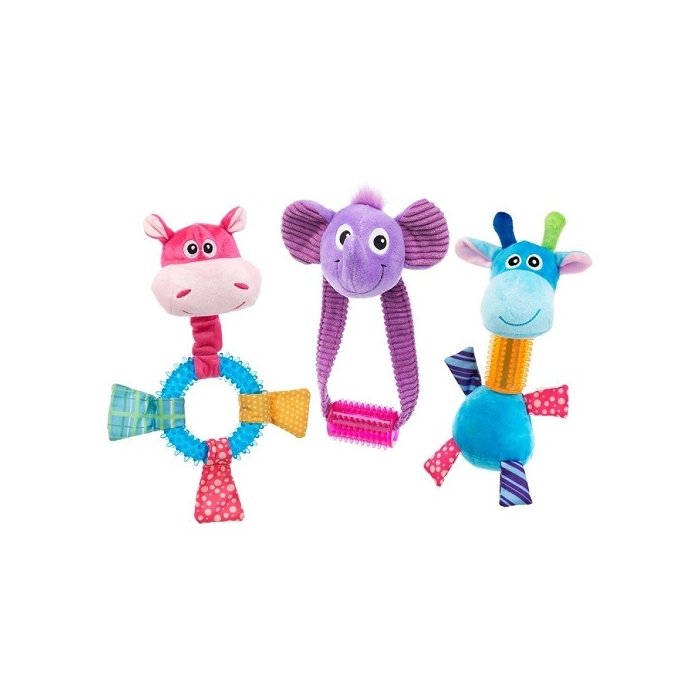 Mänguasi koertele BOBBLE GIANT, KNOTPLUSH 10cm punane