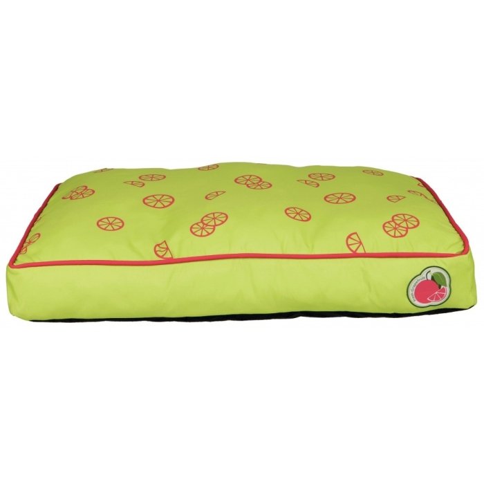 Koeravoodi Fruits cushion laimiroheline / 75x50cm