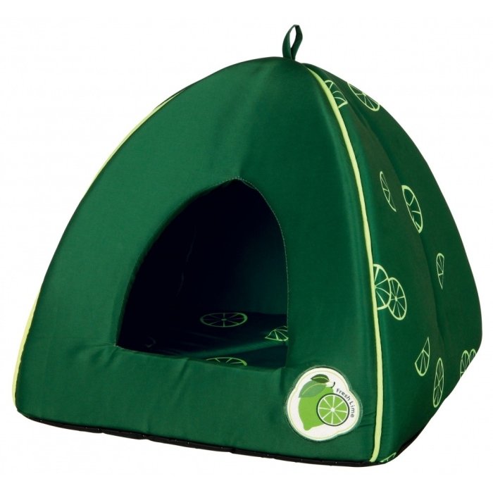 Magamiskoht Fresh Fruits Cuddly Cave, tumeroheline / 40x38x40cm 