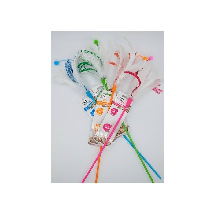 Mänguasi kassile / Magic Wing Wand / ritv sulgedega