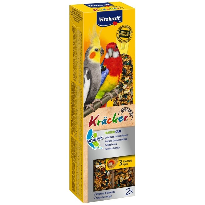 Vitakraft papagoide maius Kräcker Feather Care / 2tk 