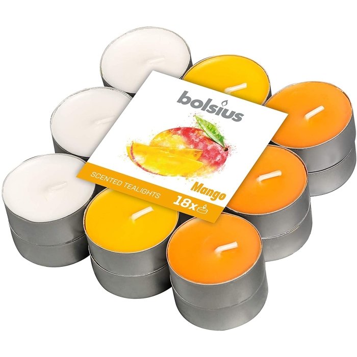 Lõhna teeküünal / 18tk / 4h / True mango 