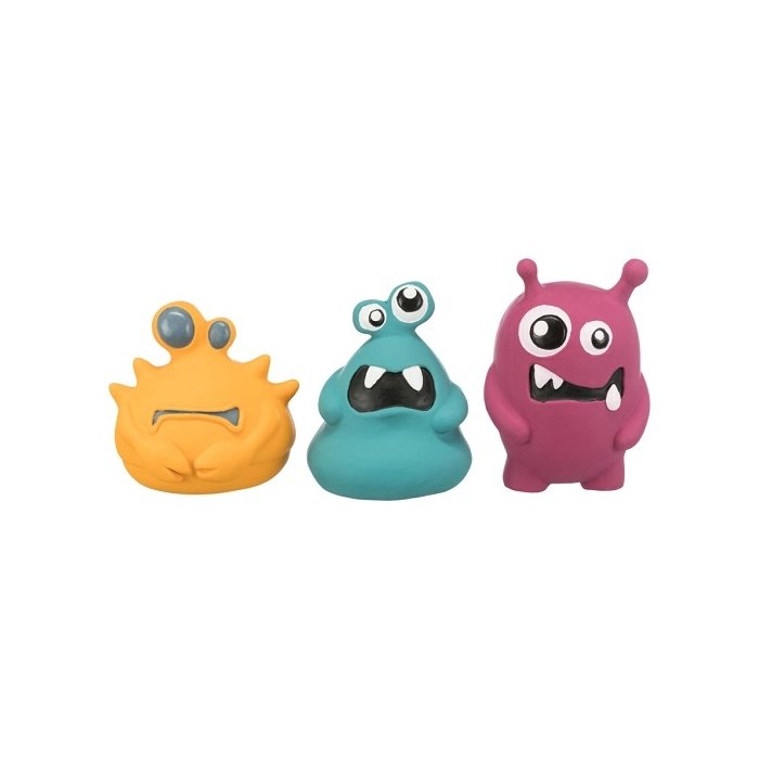 Mänguasi koertele Monster, lateks, 10–12 cm juhuslik värv