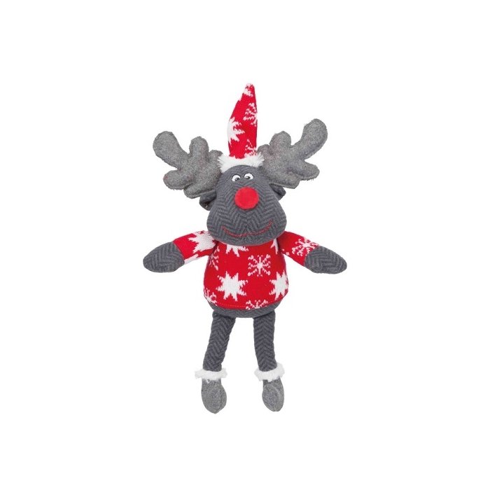 Mänguasi koertele Xmas Põhjapõder, 42 cm