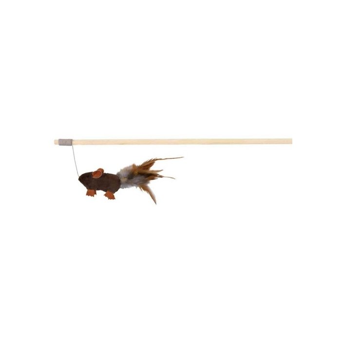 Mänguasi kassidele Mänguõng - hiir sulega, 50 cm
