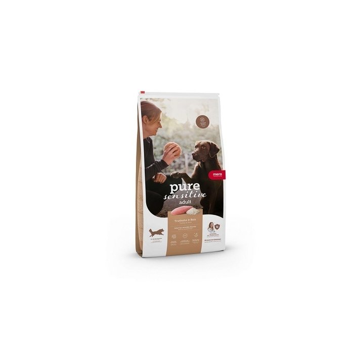 Mera Pure Sensitive Adult kuivtoit koertele Kalkun&Riis 1kg
