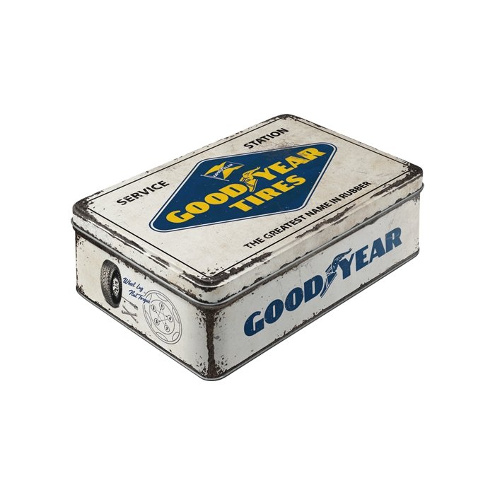 Metallkarp / flat Goodyear logo / LM