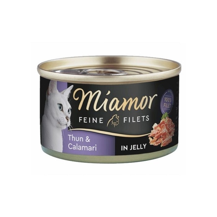 Miamor kassikonserv tuunikala ja kalmaari želees / 100g