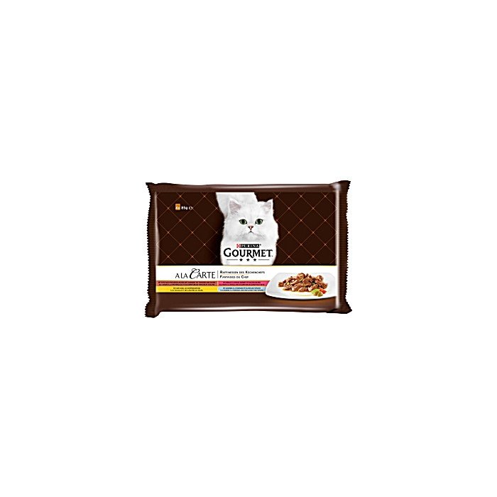 Multipakk Gourmet A la Carte / 4x85g / part, linnuliha, sardiin, forell