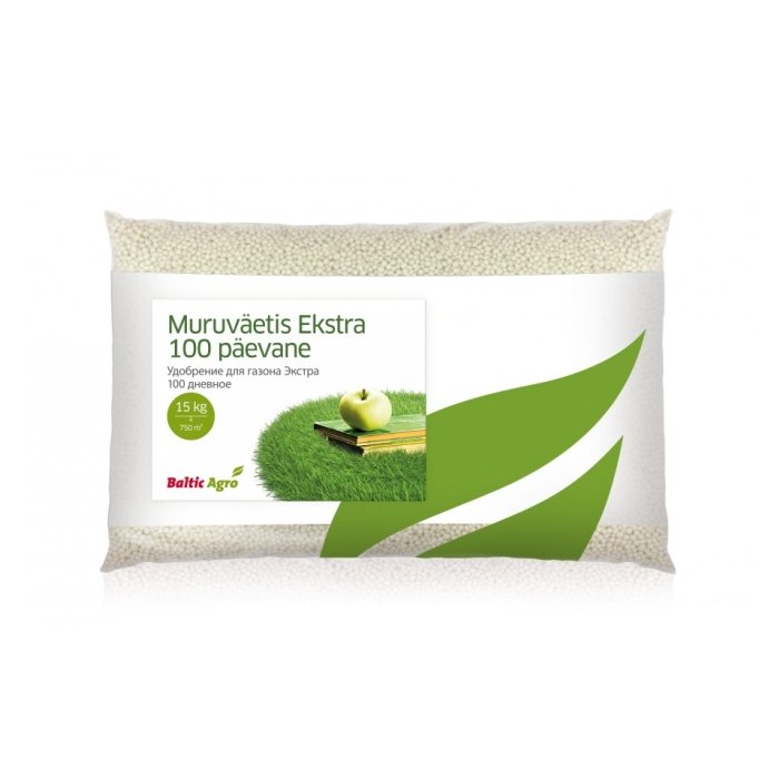Muruväetis pikatoimeline 100 päevane 15 kg