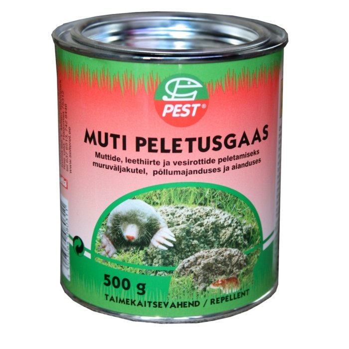Muti peletusgaas Detia / 500g