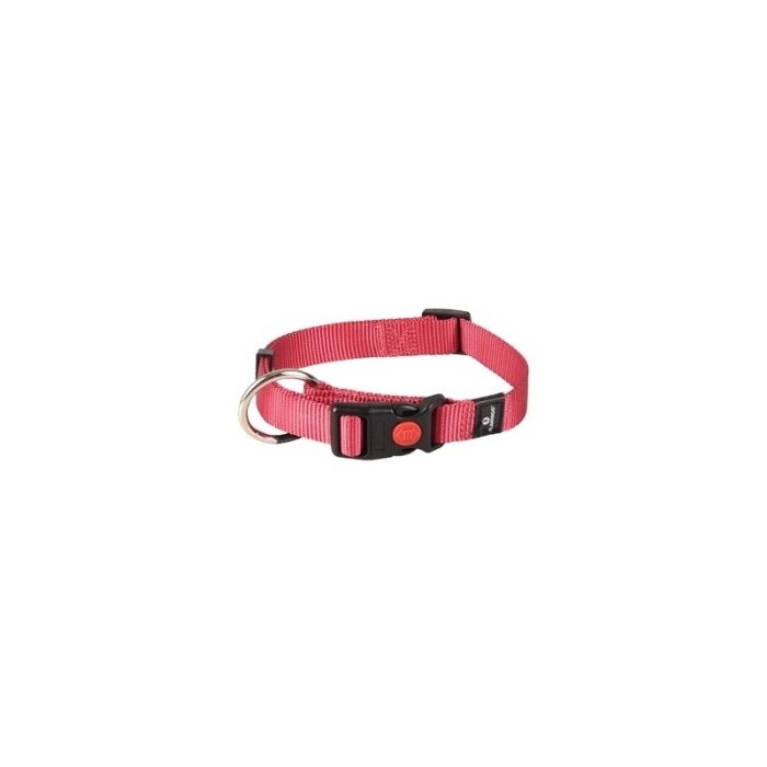 FLAMINGO kaelarihm nailonist Ziggi, Cherry / 30-45cm x 15mm