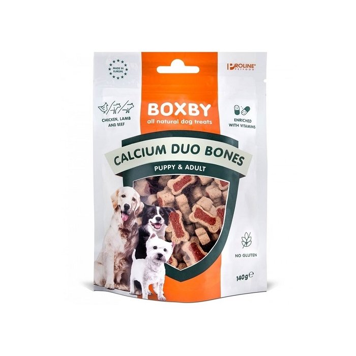 Boxby maius Puppy Snacks calcium Duo Bones / 140g