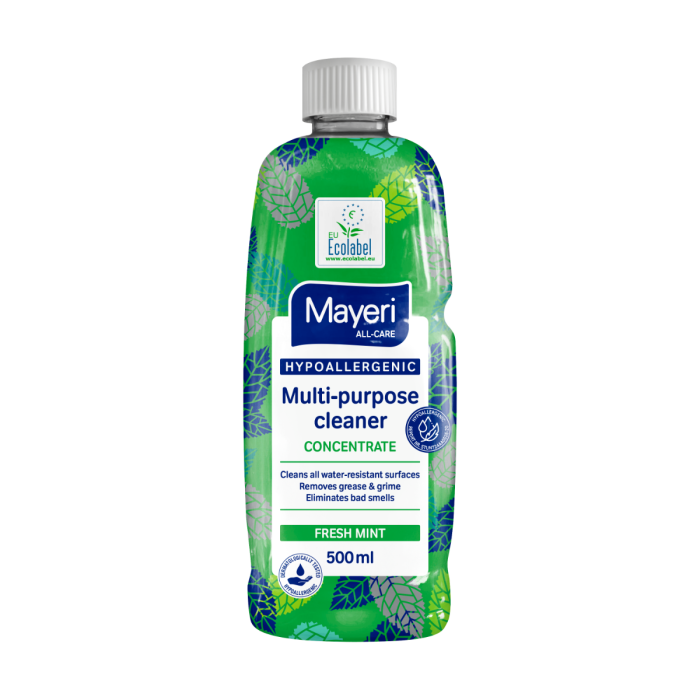Üldpuhastusvahend Fresh Mint konts. hüpoallergeenne Mayeri All-Care 500ml