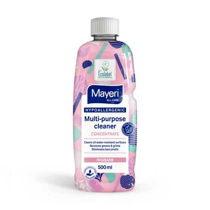 Üldpuhastusvahend Rhubarb konts. hüpoallergeenne Mayeri All-Care 500ml