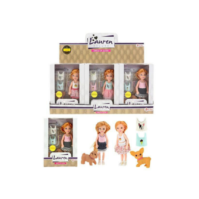 Nukk Lauren Deluxe 14cm /erinevad valikud