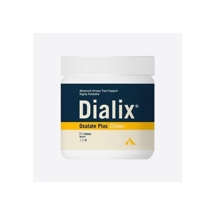 VetNova Dialix Oxalate Plus Chew täiendsööt/dieettoode(oksalaatkivide profülaktika) kassidele/koertele / 30tbl