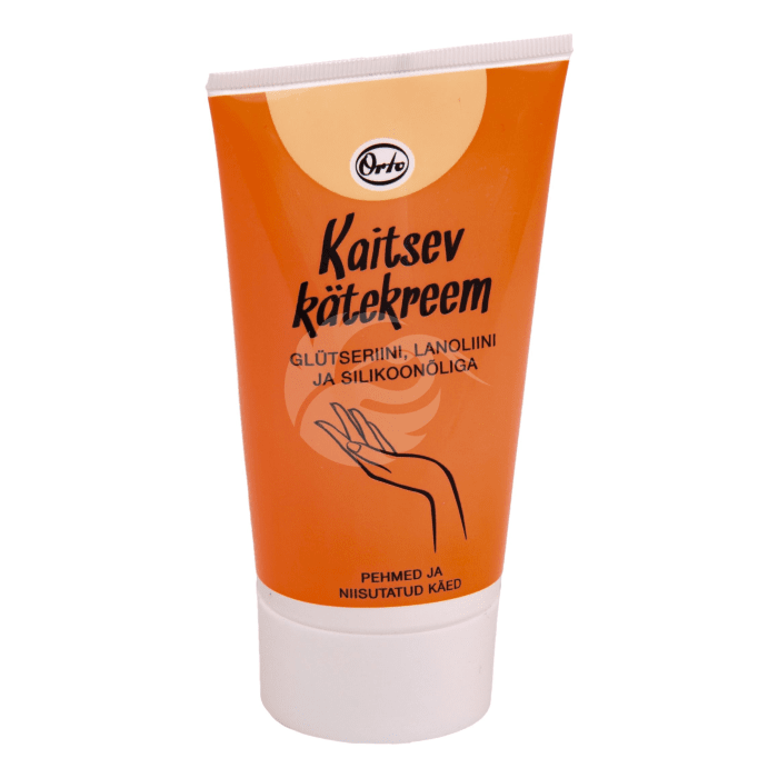 Orto kaitsev kätekreem glütseriini, lanoliini ja silikoonõliga / 150ml