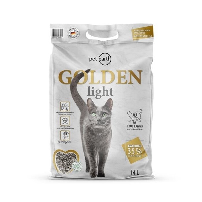 Paakuv kassiliiv Golden Light aaloe vera lõhnaga / 14 l