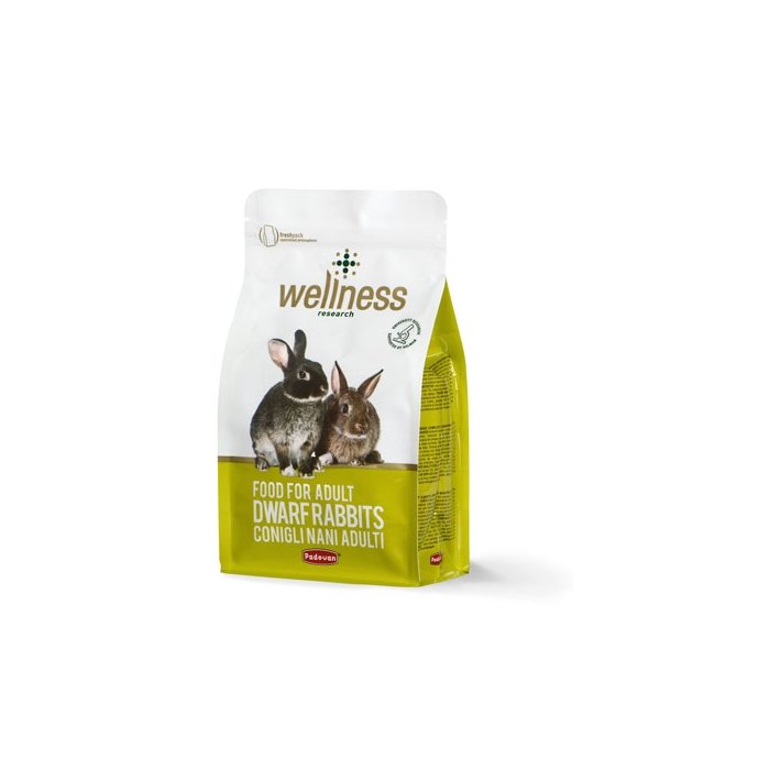 Padovan Wellness Adult kääbusküüliku täissööt / 1kg