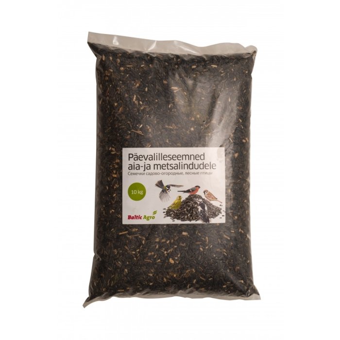 Päevalilleseemned kodu-, aia- ja metsalindudele / 10kg
