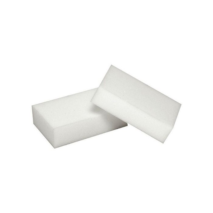 Melamiinist plekieemaldaja pesunuustik, mis toimib nagu kustukumm / 10.5x7x3cm / valge / 1tk