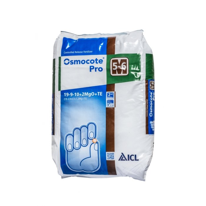 Väetis Osmocote PRO 19-9-10+2MgO+te / 5-6k 25kg