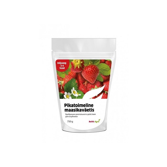 Pikatoimeline maasikaväetis 3-4 kuud / 750g