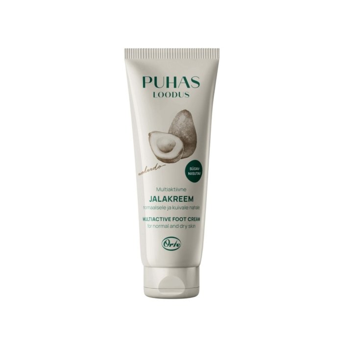 PUHAS LOODUS multiaktiivne jalakreem Avokaado 75 ml