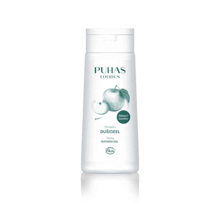 PUHAS LOODUS toniseeriv dušigeel Õun 250 ml