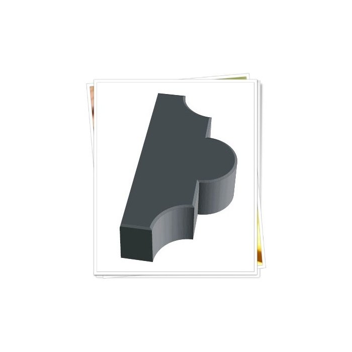 Plastvorm Ristikhein krobeline, 2 poolikut / 26,7x 21,8 x 6,0cm