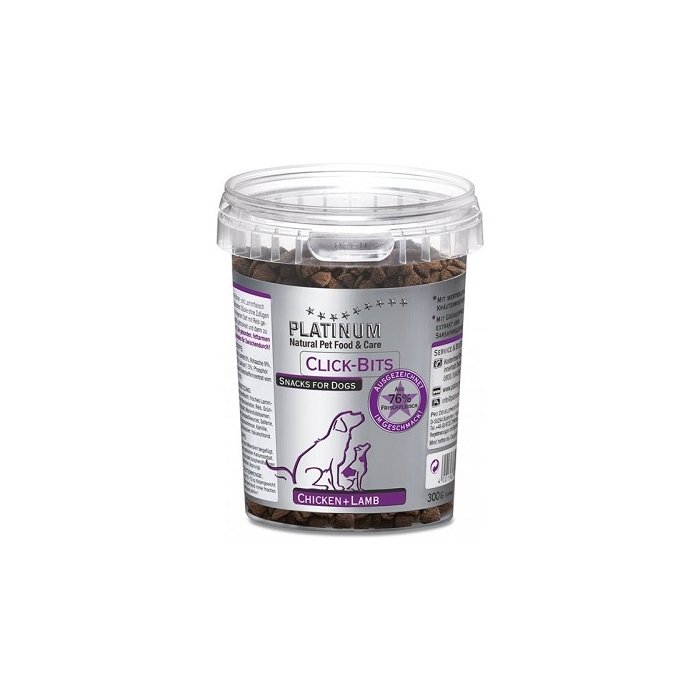 Platinum Click-Bits maius koertele / kana + lammas / 300g
